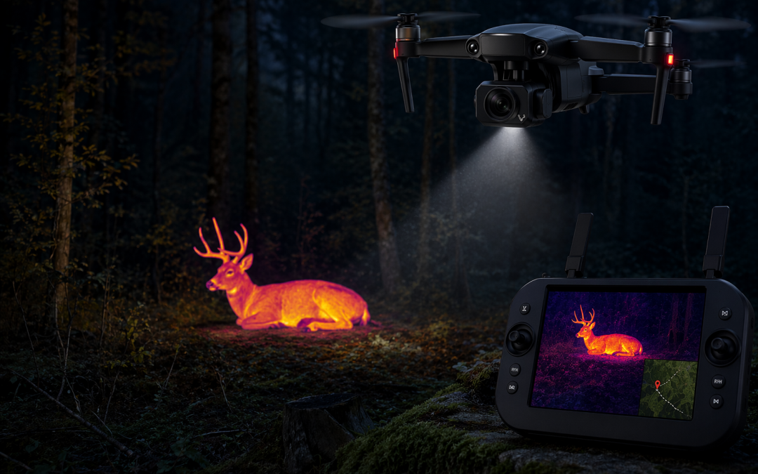 Using a Thermal Drone For Deer Recovery to Find Lost Game Efficiently